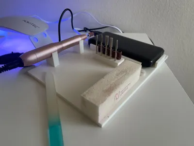 Modular Nail Drill Organizer