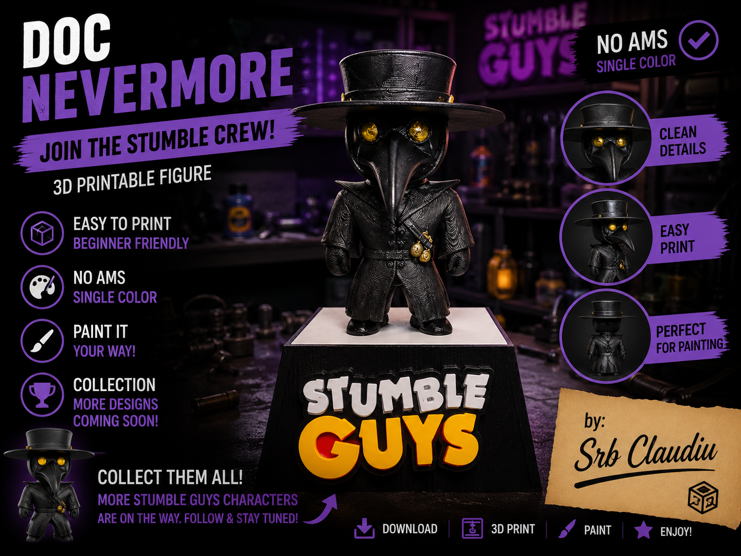 Stumble Guys DOC NEVERMORE 