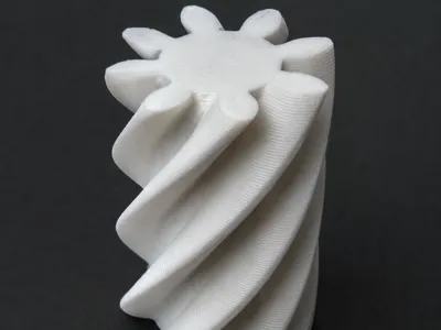 Module 2, 8 teeth Helical Gear, 30mm tall