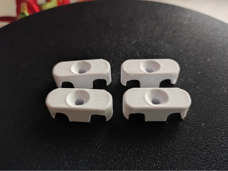 4 x dual ethernet cable clamp