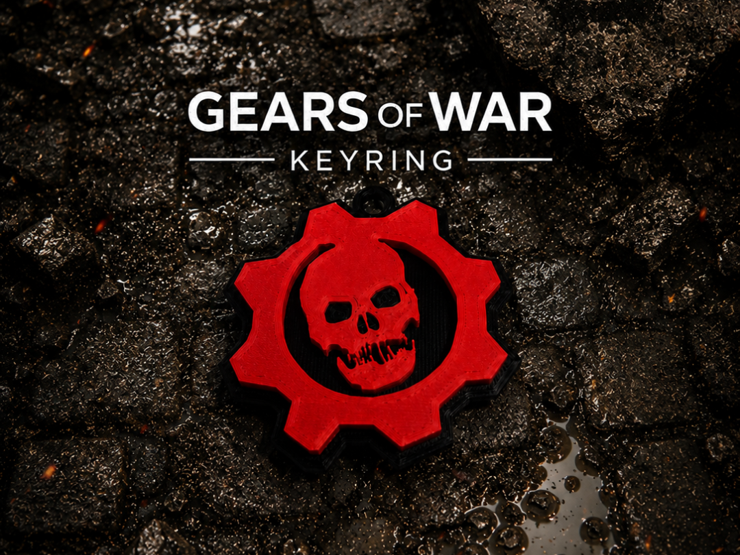 Gears Of War Logo Keyring 