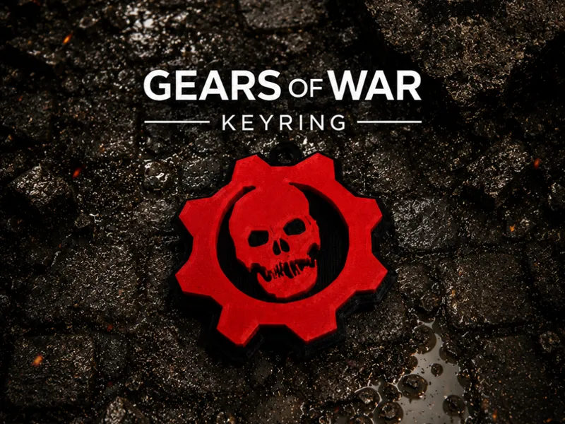 Gears Of War Logo Keyring 