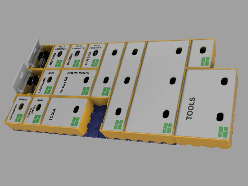 Modular Box-System (X1, P1) für Magnetwand