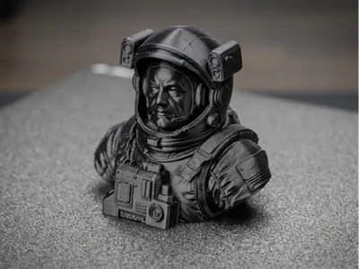 Deep Space Explorer Bust – Sci-Fi Astronaut