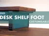 Studio Desk Shelf Foot