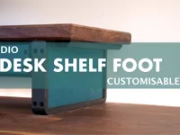 Studio Desk Shelf Foot