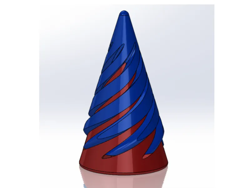 modello a cono spirale