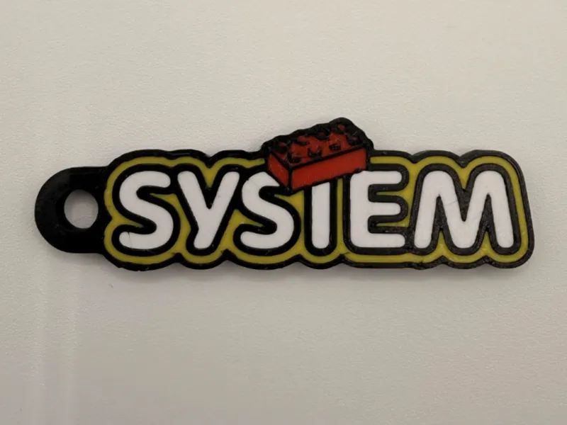 Brick System Keychain