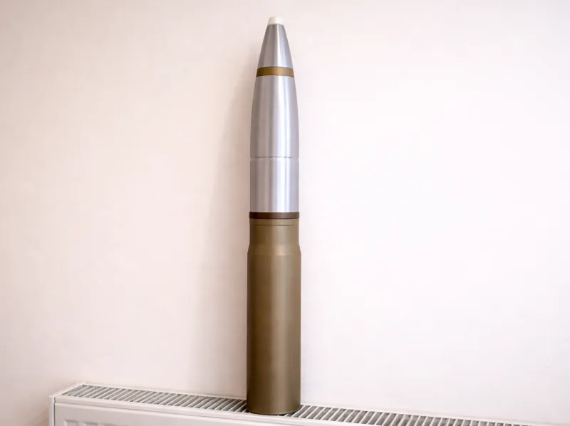75mm tank shell container - only 2 parts!