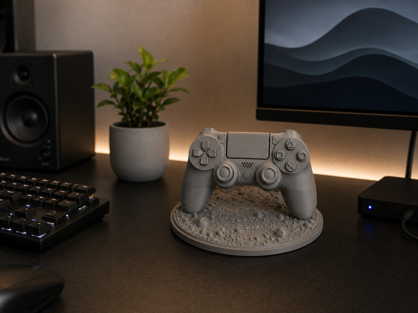 Gaming Controller Stand –Gamer Desk Display Holder