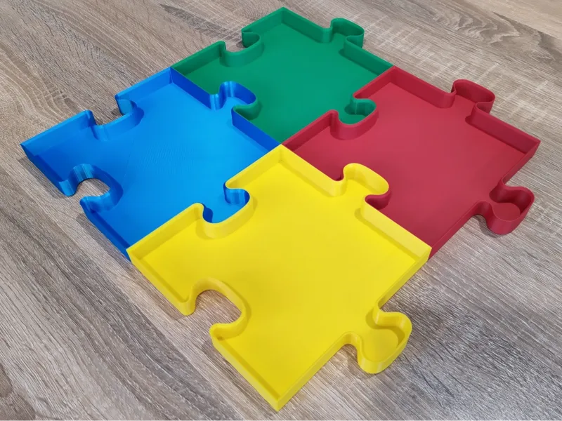 Jigsaw Puzzle Sorting Trays