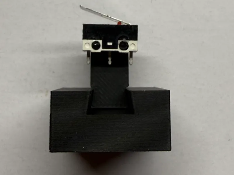 Dovetail limit switch bracket - STEP included