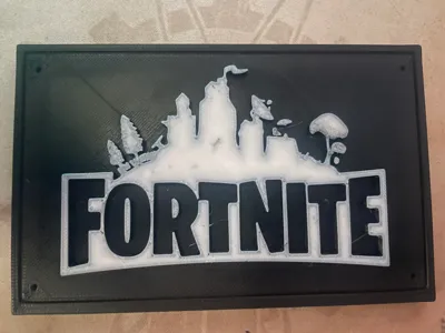 fortnite logo plaque