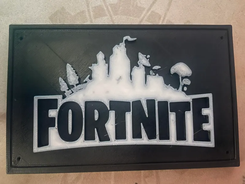 fortnite logo plaque