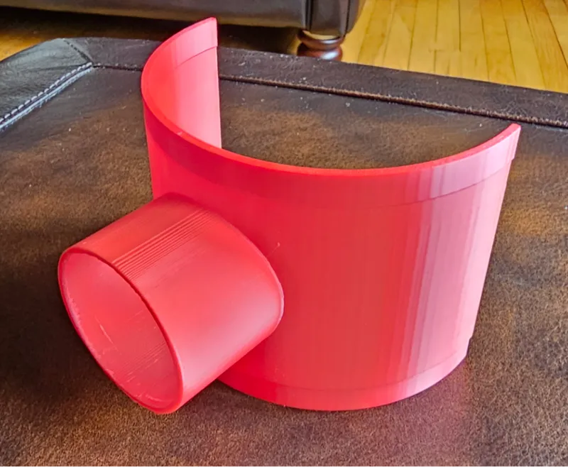 4" PVC Saddle for 1.5" PVC pipe