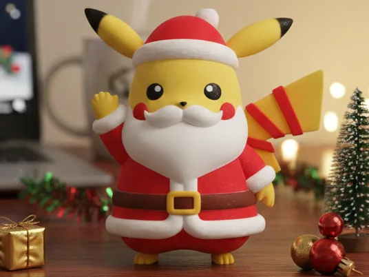 santa pikachu (SantaChu)
