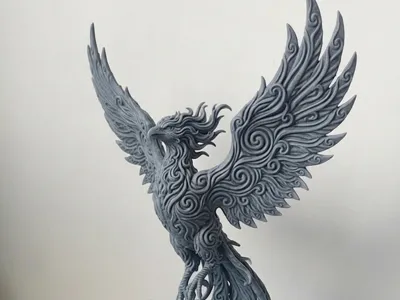 Iced phoenix rising 