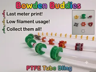 Bowden Buddies - PTFE Tube Bling