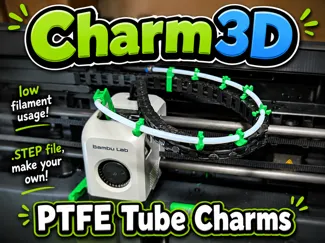 Charm3d - PTFE Tube Charms