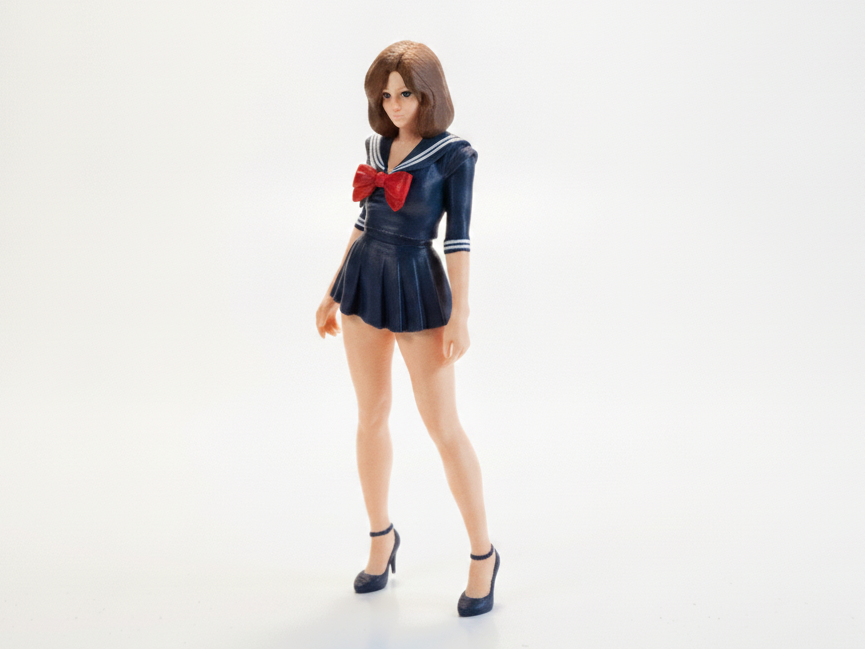 Sailor Mercury Figurine Anime 3D Printable