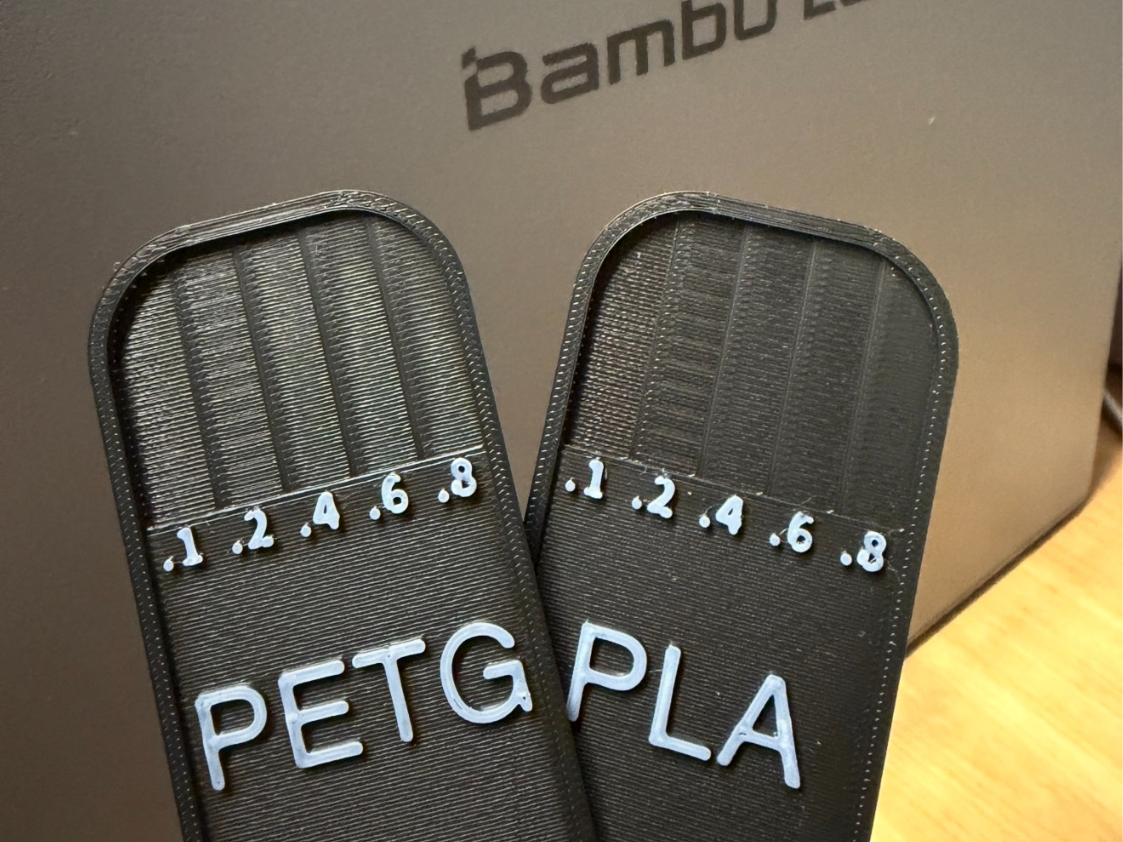 White text for black samples