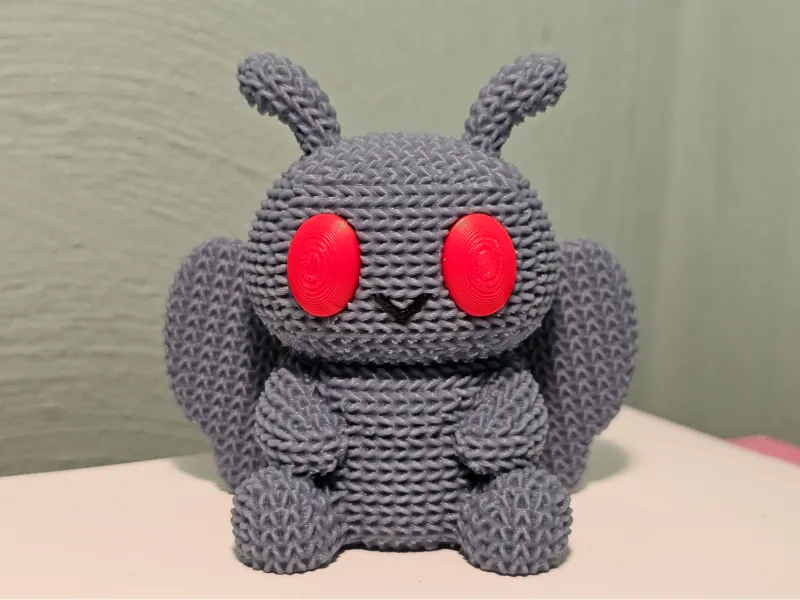 Knitted Mothman Plush