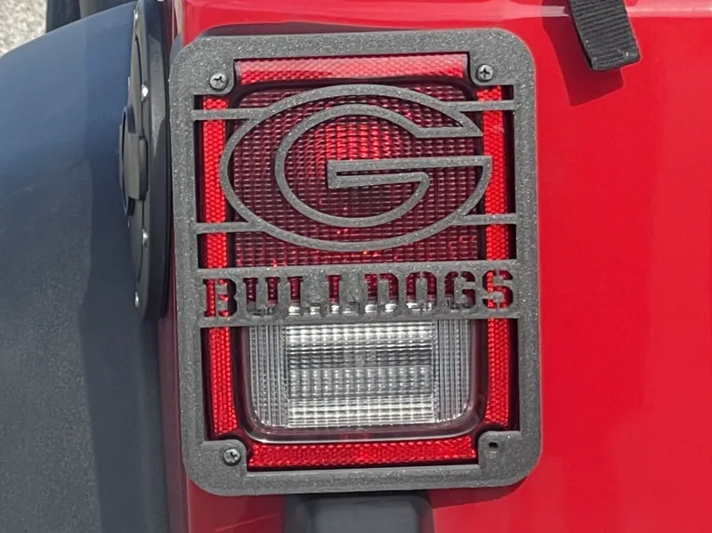Georgia Bulldogs Jeep Wrangler light grill