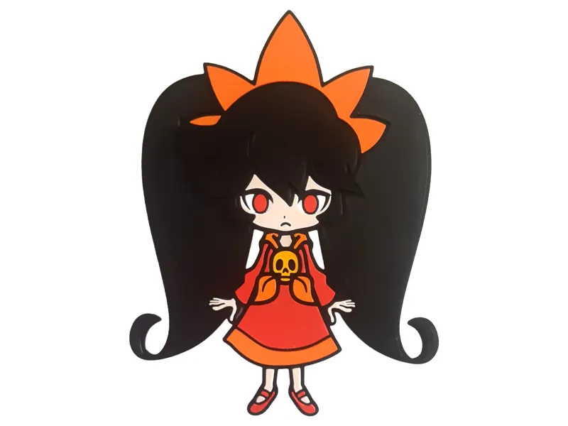 Ashley (WarioWare) Witch Girl Cute 2D Wall Art