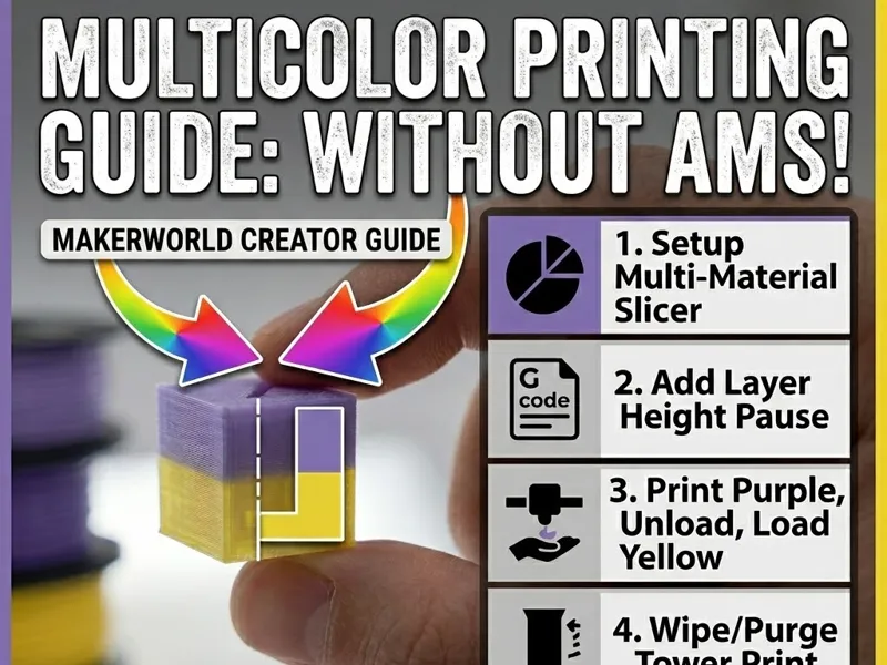 MULTICOLOR PRINTING GUIDE: WITHOUT AMS