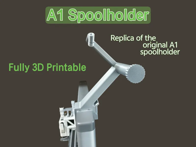 A1 Spoolholder, replica of the original A1 spool