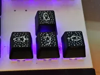 Version with stars (white filament first)
