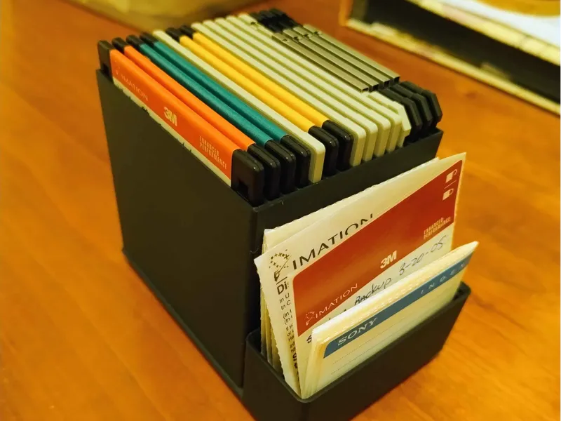 Gridfinity Floppy Disk + SuperDisk holder 3x2 42mm