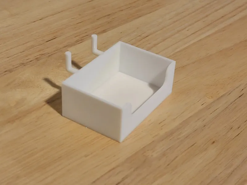 Pegboard small tray