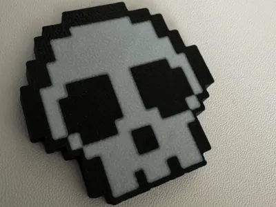 Pixel Skull (optional NFC)