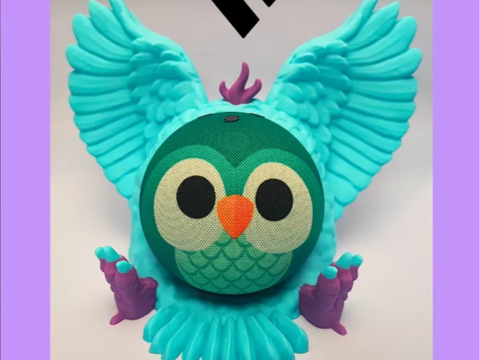 Sitting Owl COMPATIBLE with Echo Dot