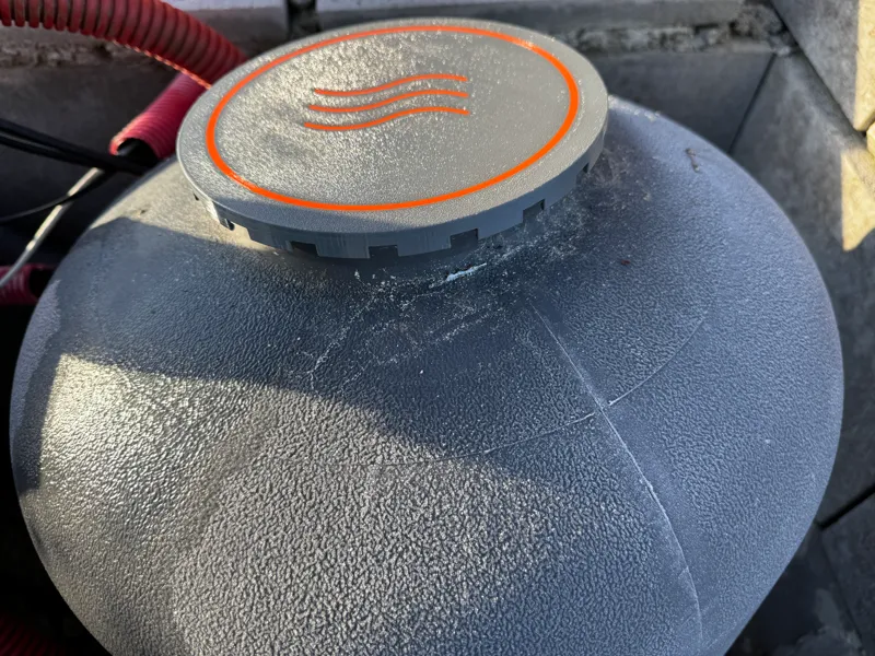 Pool sand filter cover