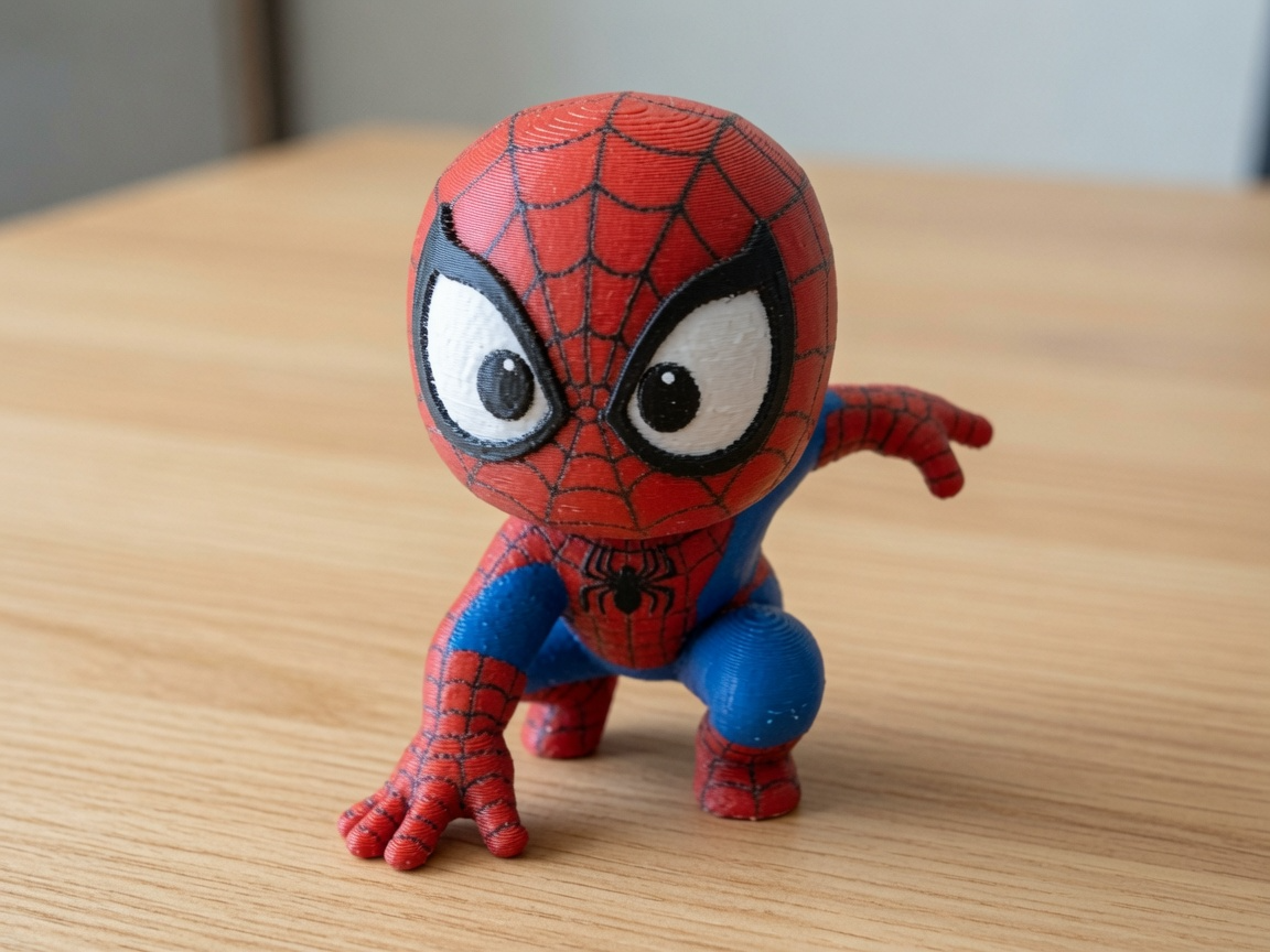 Cute Mini Spider-Man Landing Figure | Marvel