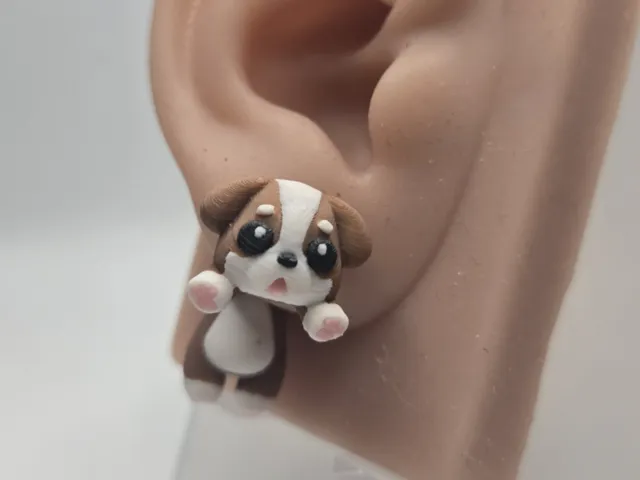 Bulldog Earrings