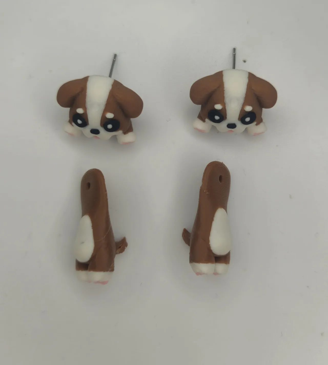 Bulldog Earrings view 3