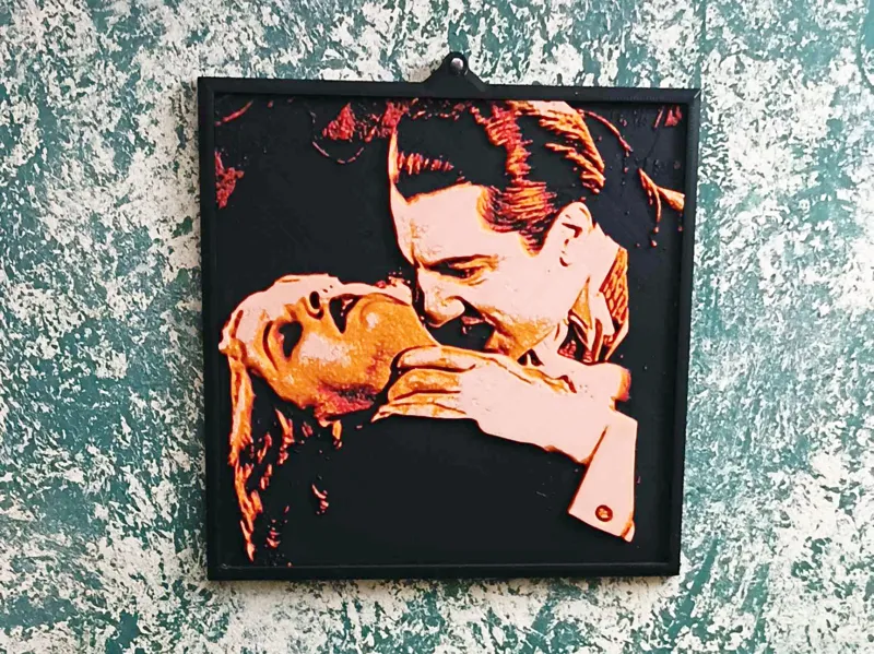 Dracula - Bela Lugosi (Hueforge) with Frame