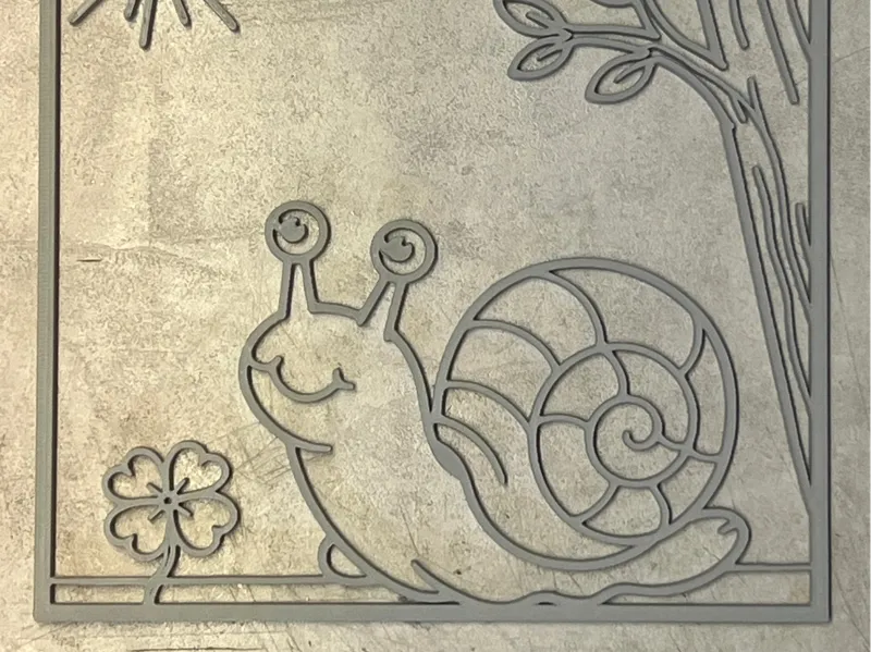 Wandschmuck Schnecke Wallart