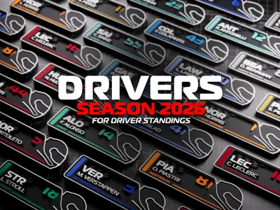 F1 2026 Driver Plates – Every Team