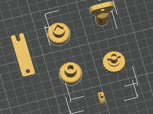 All Keys on a Single Plate