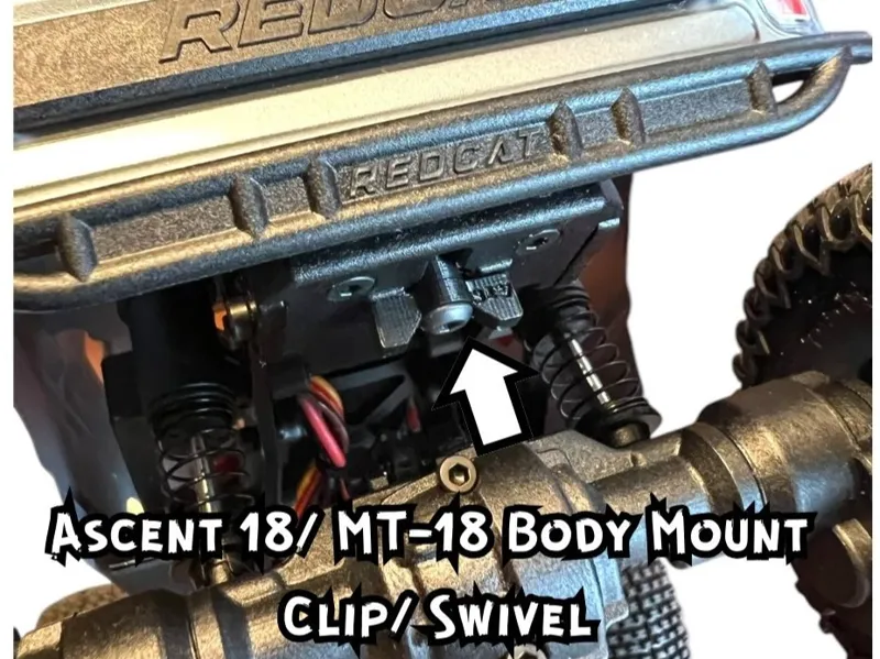REDCAT ASCENT 18 MT-18 BODY MOUNT CLIP SWIVEL