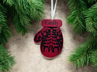 Christmas Mitten Ornament