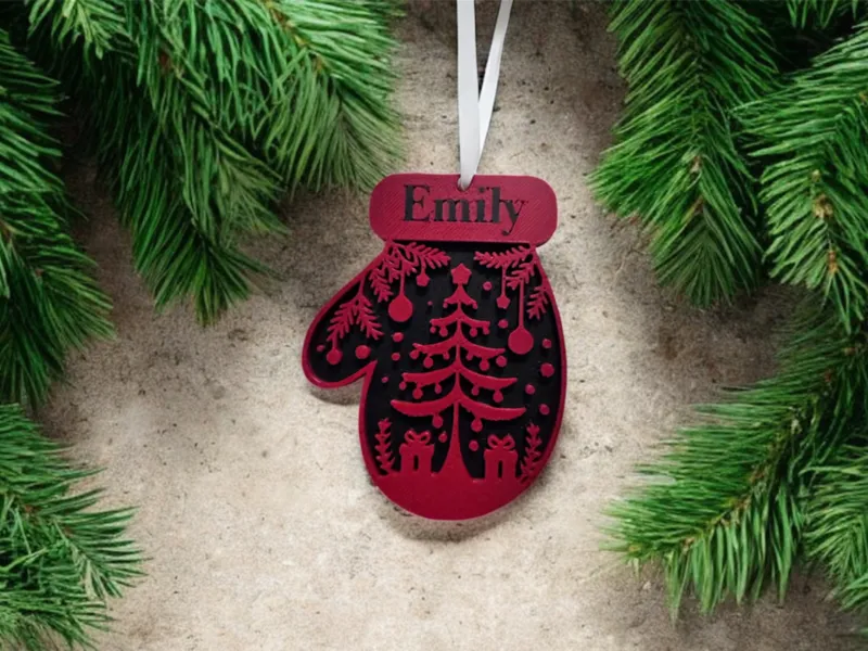 Christmas Mitten Ornament