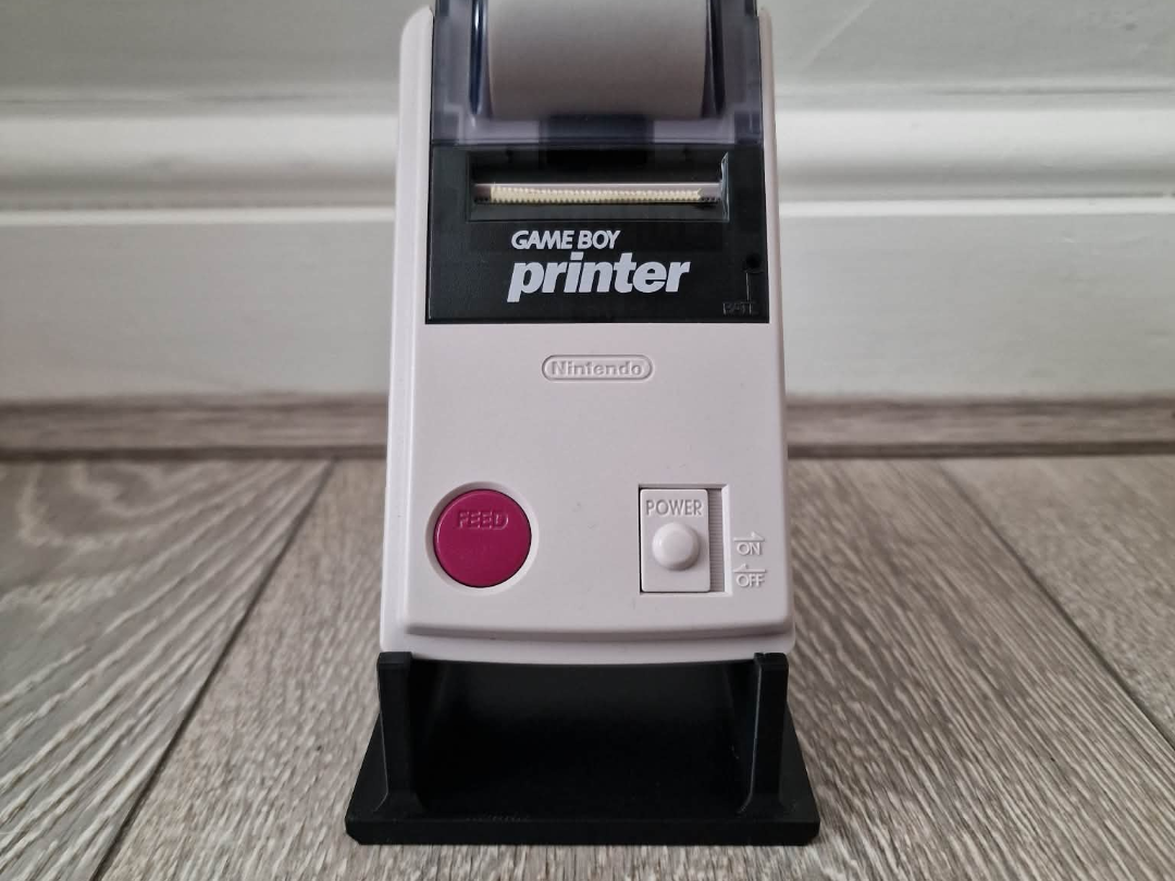 Gameboy printer stand