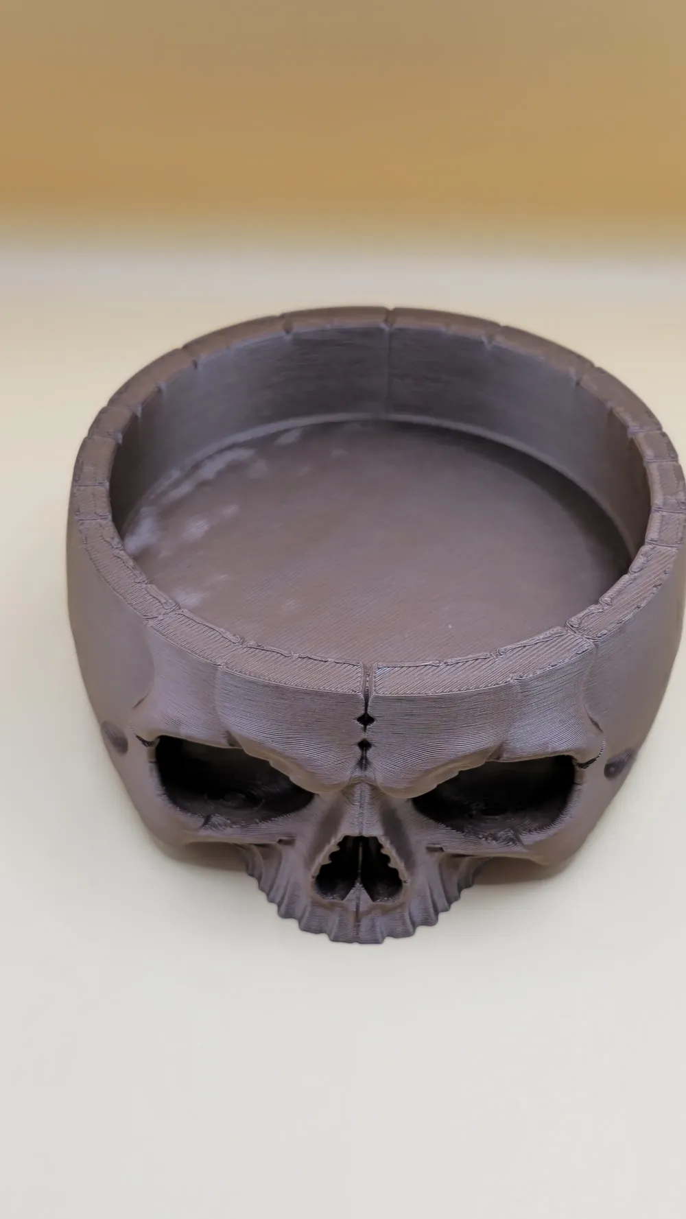 Shadow Skull Bowl - Free 3D Print Model - MakerWorld