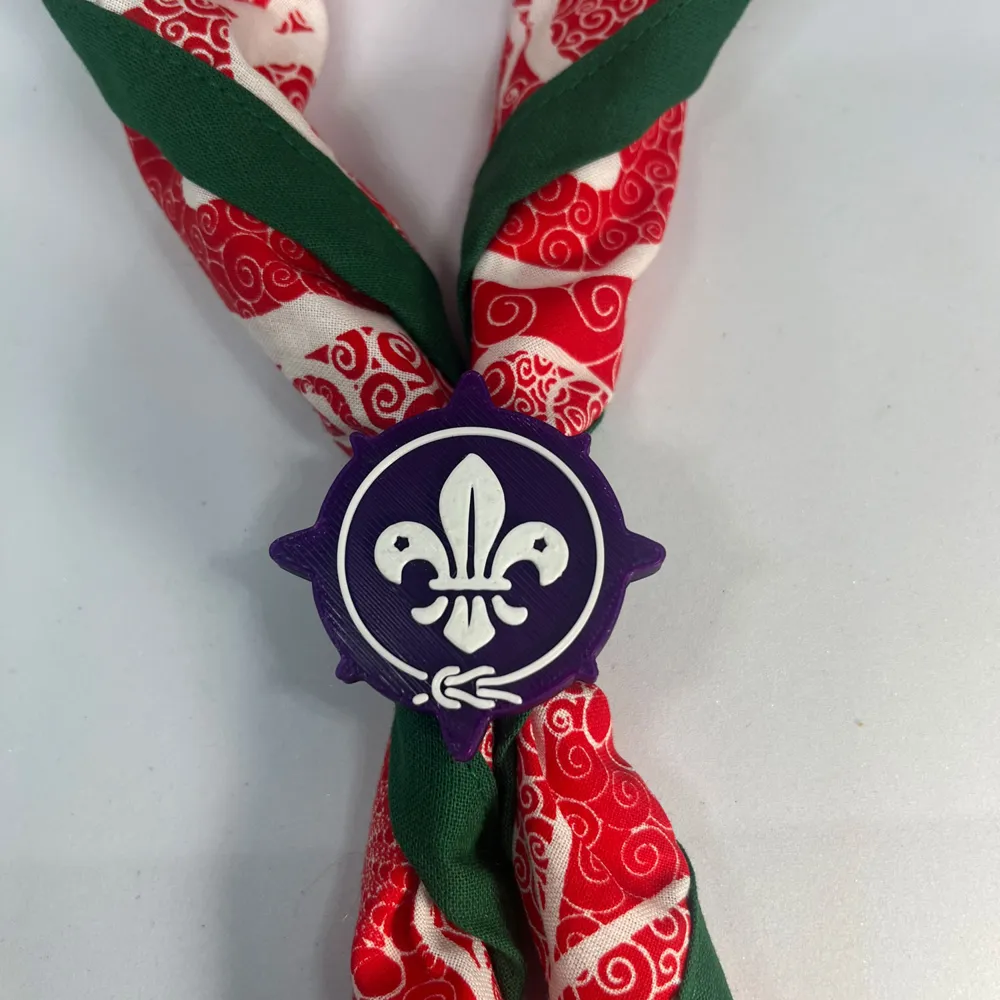 Scout Woggle - Compass rose & World Scout logo by OkToPuS MakerWorld ...