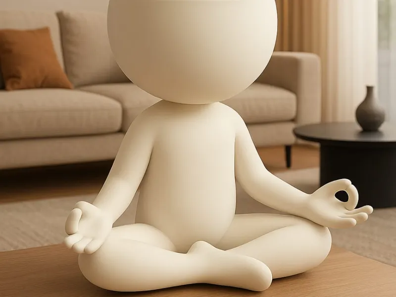 VASO YOGA ( posizione del loto)